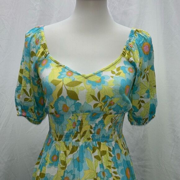 NWOT Billabong surf Ocean Eyes Something Pretty dress XS - Picture 4 of 11
